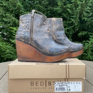 Bed Stu Ghent wedge platform bootie
